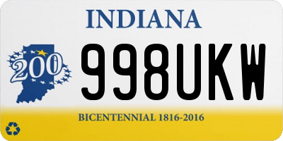 IN license plate 998UKW