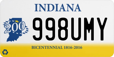 IN license plate 998UMY