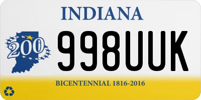 IN license plate 998UUK