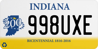 IN license plate 998UXE