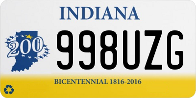 IN license plate 998UZG