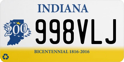 IN license plate 998VLJ