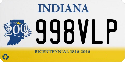 IN license plate 998VLP