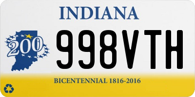 IN license plate 998VTH