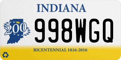 IN license plate 998WGQ