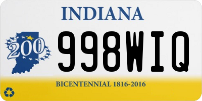 IN license plate 998WIQ