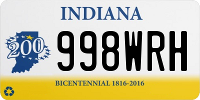 IN license plate 998WRH