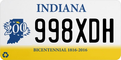 IN license plate 998XDH