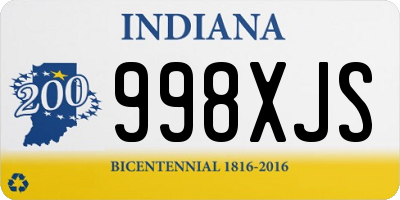 IN license plate 998XJS
