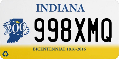 IN license plate 998XMQ