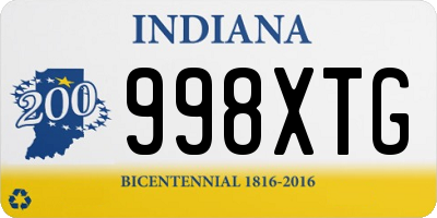 IN license plate 998XTG