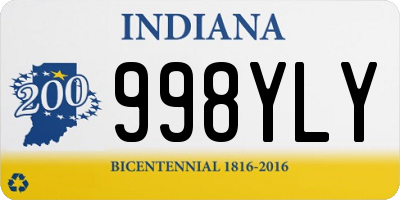 IN license plate 998YLY