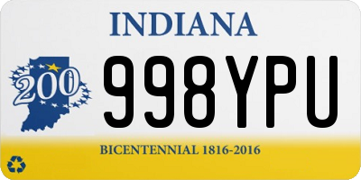 IN license plate 998YPU