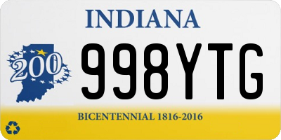 IN license plate 998YTG