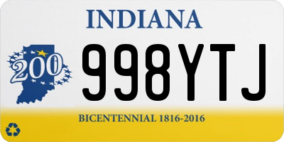 IN license plate 998YTJ