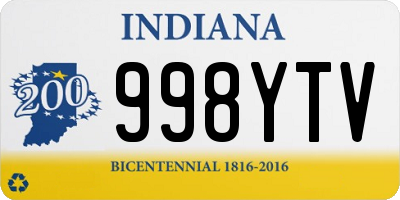 IN license plate 998YTV