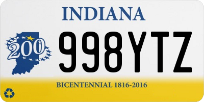 IN license plate 998YTZ