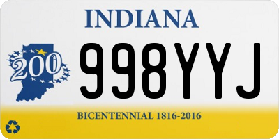 IN license plate 998YYJ