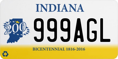 IN license plate 999AGL