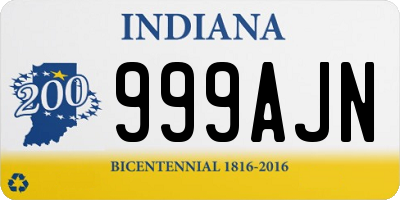 IN license plate 999AJN