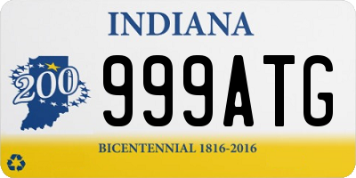 IN license plate 999ATG