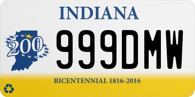 IN license plate 999DMW