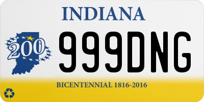 IN license plate 999DNG