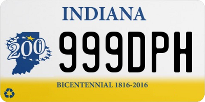 IN license plate 999DPH