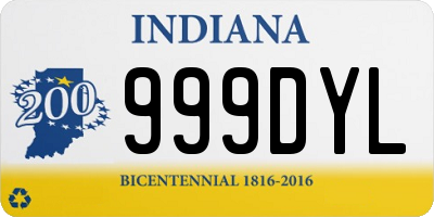 IN license plate 999DYL