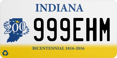 IN license plate 999EHM