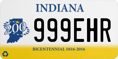 IN license plate 999EHR