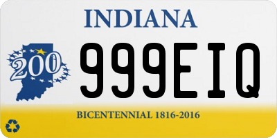 IN license plate 999EIQ