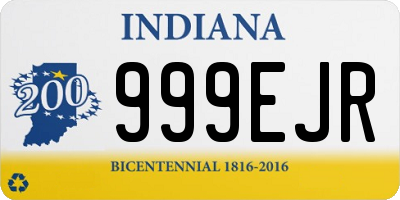 IN license plate 999EJR