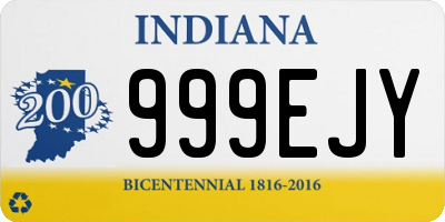 IN license plate 999EJY