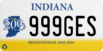 IN license plate 999GES