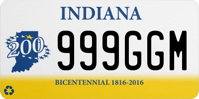 IN license plate 999GGM