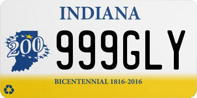IN license plate 999GLY