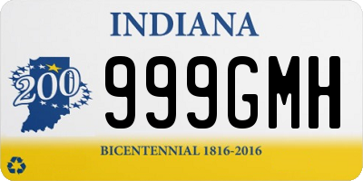 IN license plate 999GMH