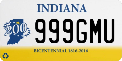 IN license plate 999GMU