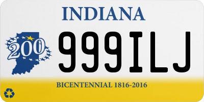 IN license plate 999ILJ