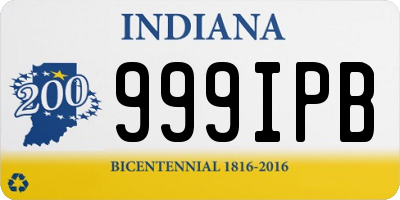 IN license plate 999IPB