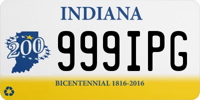 IN license plate 999IPG