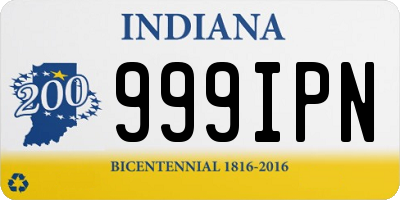 IN license plate 999IPN