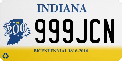 IN license plate 999JCN