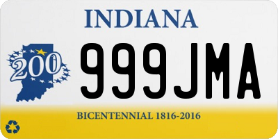 IN license plate 999JMA