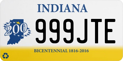 IN license plate 999JTE