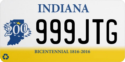 IN license plate 999JTG