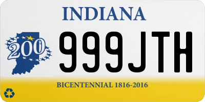 IN license plate 999JTH