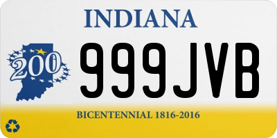 IN license plate 999JVB