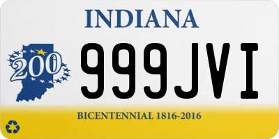 IN license plate 999JVI